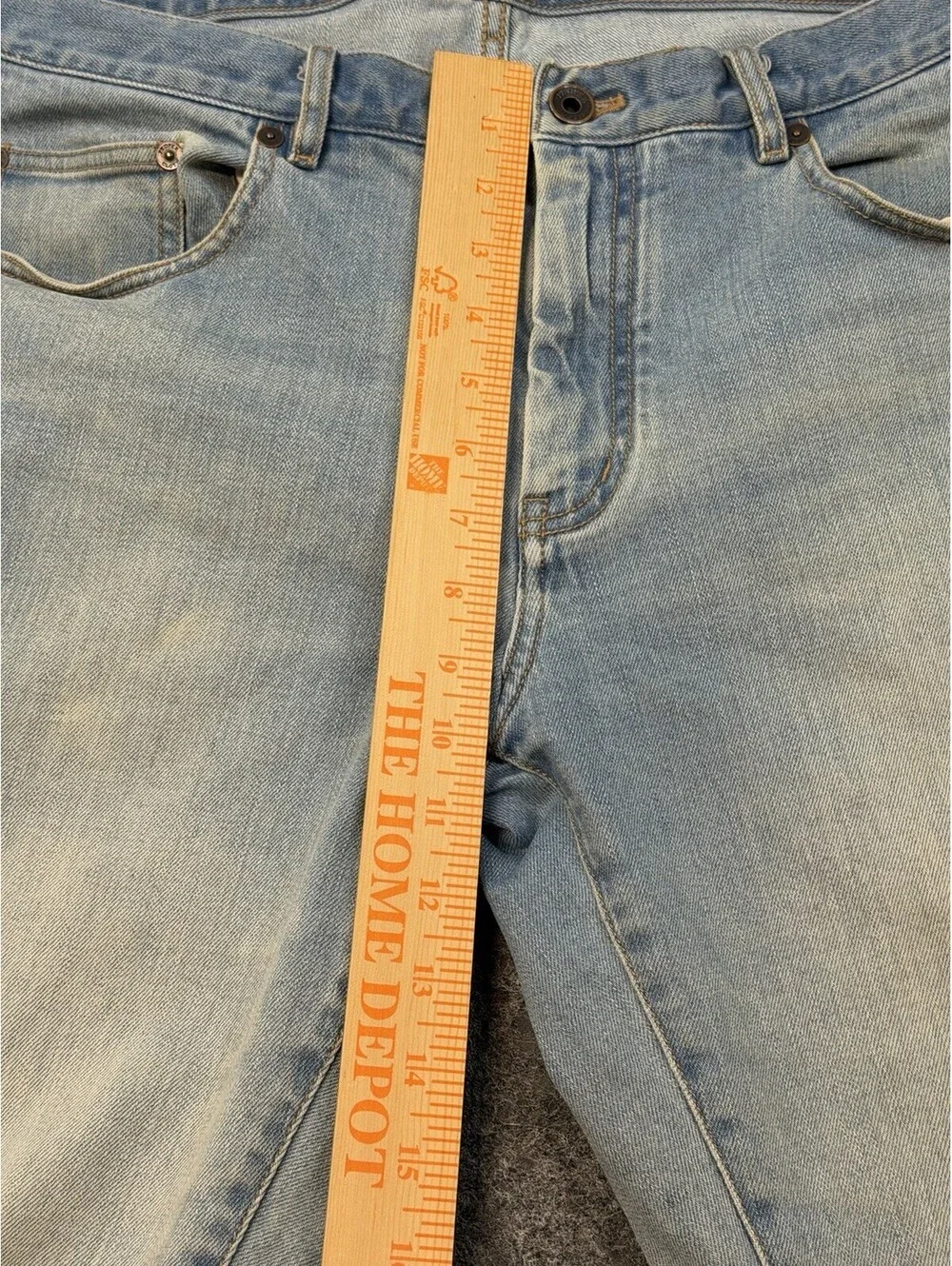 Proper Cloth Summer Casual Men’s Light Wash Blue Jeans Stretch Denim 34x26